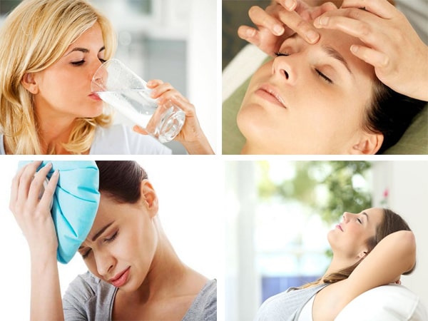 Cách massage khi bị đau đầu vùng trán và thái dương