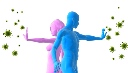 Tăng sức đề kháng bằng cách massage hay bấm huyệt.